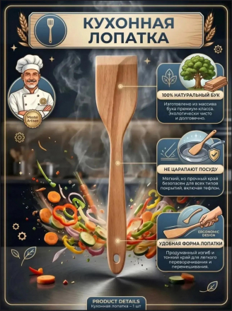 Лопатка кухонная (3789)