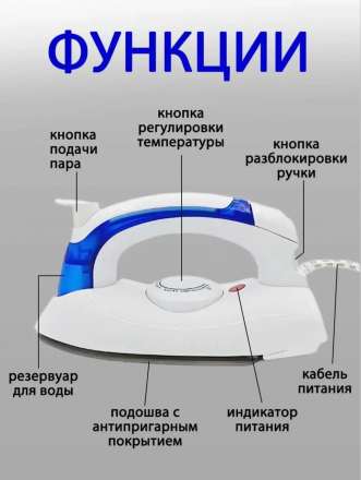 Утюг складной (3794) Утюг складной (3794)